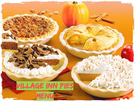 Village Inn Pies Menu